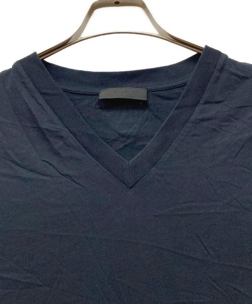 PRADA（プラダ）PRADA (プラダ) VネックTシャツ ブラック サイズ:XXLの古着・服飾アイテム