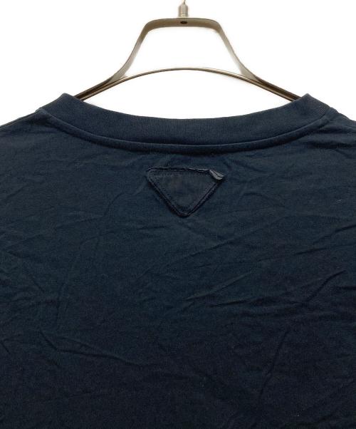 PRADA（プラダ）PRADA (プラダ) VネックTシャツ ブラック サイズ:XXLの古着・服飾アイテム