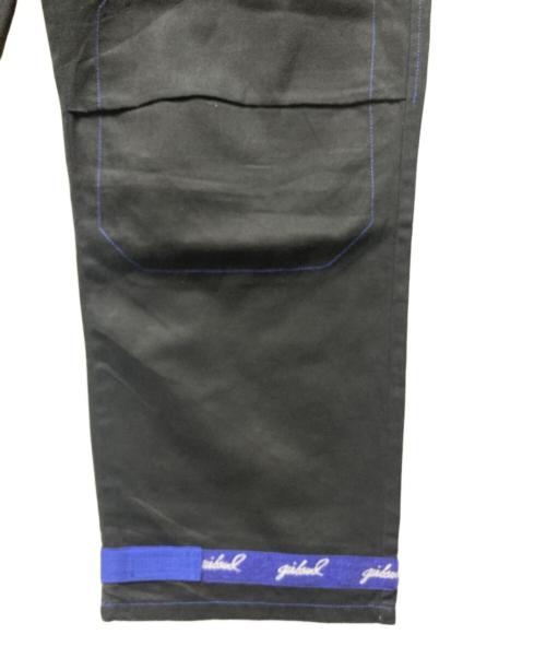 MARITHE+FRANCOIS GIRBAUD（マリテフランソワジルボー）MARITHE+FRANCOIS GIRBAUD (マリテフランソワジルボー) シャトルパンツ ブラック×ブルー サイズ:42の古着・服飾アイテム