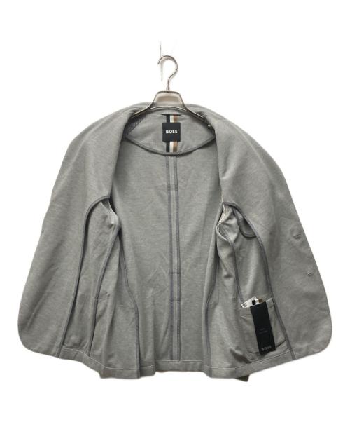 BOSS（ボス）BOSS (ボス) jersey jacket グレー サイズ:50の古着・服飾アイテム