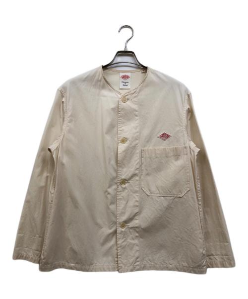 DANTON（ダントン）DANTON (ダントン) ノーカラージャケット アイボリー サイズ:40の古着・服飾アイテム