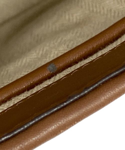 TORY BURCH（トリーバーチ）TORY BURCH (トリーバーチ) 編み込みレザーショルダーバッグ ブラウンの古着・服飾アイテム