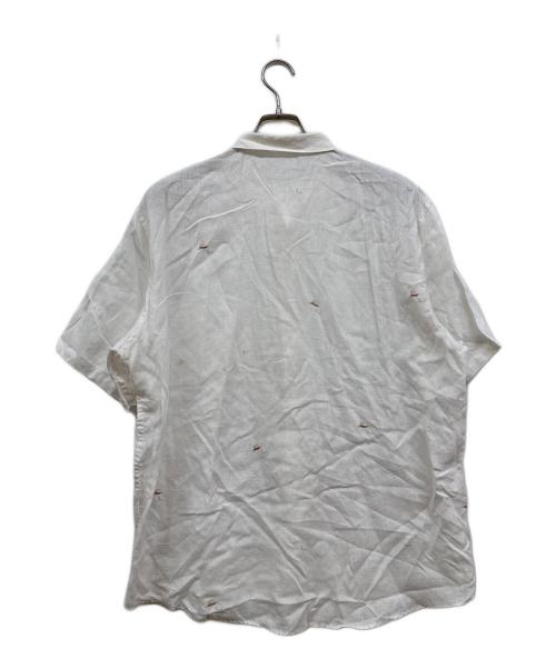 PAPAS（パパス）PAPAS (パパス) リネンシャツ ホワイト サイズ:52の古着・服飾アイテム