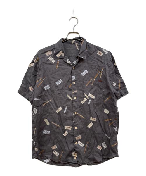 PAPAS（パパス）PAPAS (パパス) リネンシャツ グレー サイズ:50の古着・服飾アイテム
