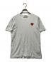 PLAY COMME des GARCONS（プレイコムデギャルソン）の古着「ハートパッチTシャツ」｜ホワイト