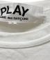 中古・古着 PLAY COMME des GARCONS (プレイコムデギャルソン) ハートパッチTシャツ ホワイト サイズ:S：8000円