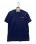 PLAY COMME des GARCONS（プレイコムデギャルソン）の古着「ダブルハートパッチTシャツ」｜ネイビー