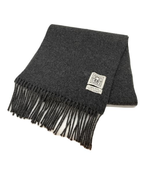 toteme（トーテム）toteme (トーテム) VIRGIN WOOL マフラー グレーの古着・服飾アイテム