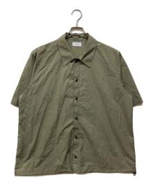 COLUMN（コラム）の古着「ドローストリングショートスリーブシャツ」｜グリーン