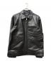 Schott（ショット）の古着「LEATHER TRACKER JACKET」｜ブラック