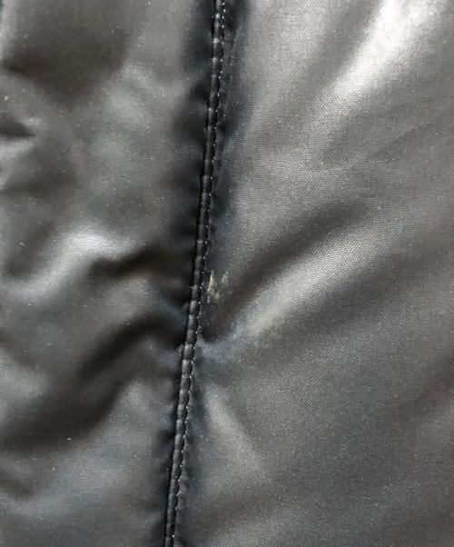 BURBERRY BLACK LABEL（バーバリーブラックレーベル）BURBERRY BLACK LABEL (バーバリーブラックレーベル) バーバリーチェックライニング ラクーンファー ダウンジャケット ブラック サイズ:Mの古着・服飾アイテム