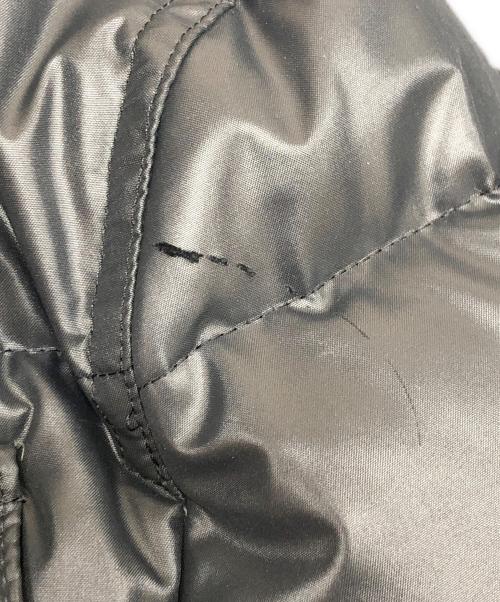 BURBERRY BLACK LABEL（バーバリーブラックレーベル）BURBERRY BLACK LABEL (バーバリーブラックレーベル) バーバリーチェックライニング ラクーンファー ダウンジャケット ブラック サイズ:Mの古着・服飾アイテム