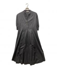 ebure（エブール）の古着「ブラウスワンピース」｜グレー