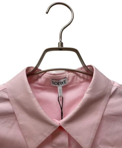LOEWE（ロエベ）LOEWE (ロエベ) クロップシャツ ピンク サイズ:SIZE 34の古着・服飾アイテム
