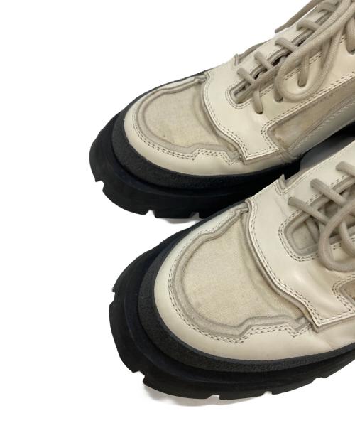 JIL SANDER（ジルサンダー）JIL SANDER (ジルサンダー) ラグソールダービーシューズ ホワイト サイズ:SIZE 41の古着・服飾アイテム