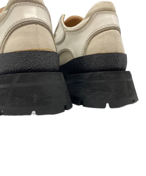 JIL SANDER（ジルサンダー）JIL SANDER (ジルサンダー) ラグソールダービーシューズ ホワイト サイズ:SIZE 41の古着・服飾アイテム