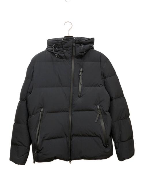 nano・universe（ナノ・ユニバース）nano・universe (ナノ・ユニバース) 西川ダウン(R)/スポーティフードダウンジャケット ブラック サイズ:Ⅼの古着・服飾アイテム