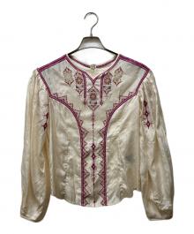 ISABEL MARANT ETOILE（イザベルマランエトワール）の古着「刺繍ブラウス」｜ベージュ