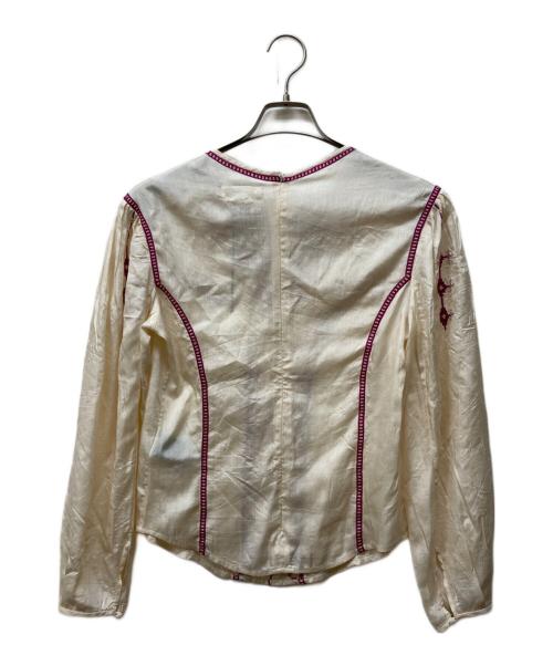 ISABEL MARANT ETOILE（イザベルマランエトワール）ISABEL MARANT ETOILE (イザベルマランエトワール) 刺繍ブラウス ベージュ サイズ:SIZE 36の古着・服飾アイテム