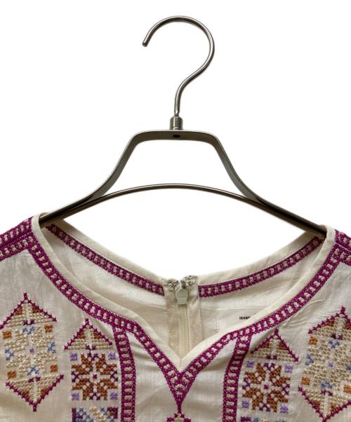 ISABEL MARANT ETOILE（イザベルマランエトワール）ISABEL MARANT ETOILE (イザベルマランエトワール) 刺繍ブラウス ベージュ サイズ:SIZE 36の古着・服飾アイテム