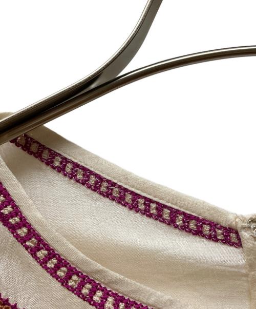 ISABEL MARANT ETOILE（イザベルマランエトワール）ISABEL MARANT ETOILE (イザベルマランエトワール) 刺繍ブラウス ベージュ サイズ:SIZE 36の古着・服飾アイテム