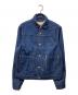 LEVI'S（リーバイス）の古着「ヴィンテージ プリーツ トラッカージャケット」｜インディゴ