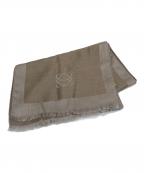 LOEWEロエベ）の古着「ウールシルク アナグラムストール」｜ベージュ