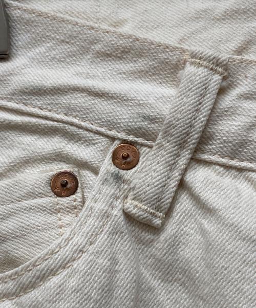 EVISU（エヴィス）EVISU (エヴィス) Lot 2026 ダブルカモメ プリントデニム アイボリー×レッド サイズ:SIZE 34 W72 L77cmの古着・服飾アイテム