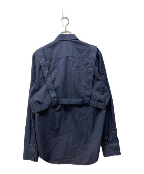 HELMUT LANG（ヘルムートラング）HELMUT LANG (ヘルムートラング) PARACHUTE SHIRT ネイビー サイズ:Lの古着・服飾アイテム