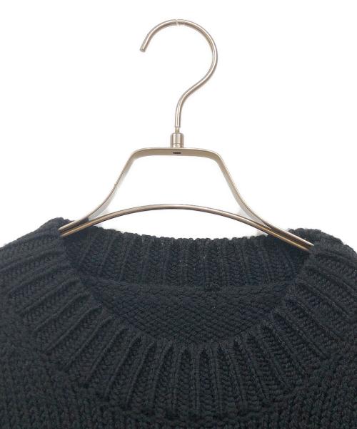 RAF SIMONS（ラフシモンズ）RAF SIMONS (ラフシモンズ) opening ceremony striped pocket uni swater ブラック サイズ:Ｓの古着・服飾アイテム