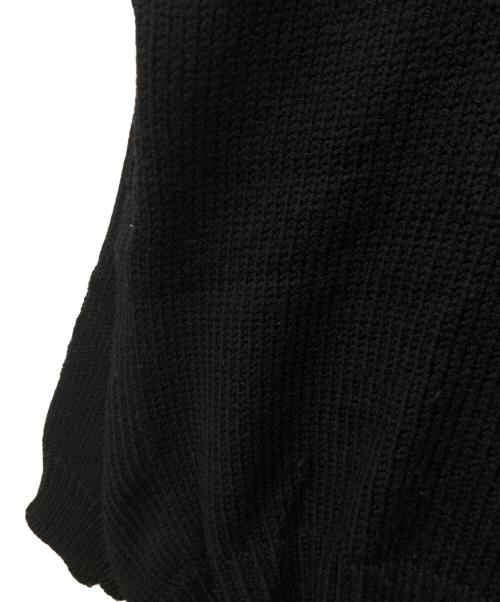 RAF SIMONS（ラフシモンズ）RAF SIMONS (ラフシモンズ) opening ceremony striped pocket uni swater ブラック サイズ:Ｓの古着・服飾アイテム