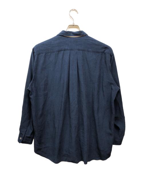 COMME des GARCONS HOMME（コムデギャルソン オム）COMME des GARCONS HOMME (コムデギャルソン オム) レーヨンコットンシャツ ネイビー サイズ:未記入の古着・服飾アイテム