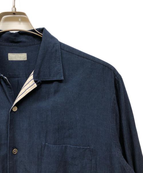 COMME des GARCONS HOMME（コムデギャルソン オム）COMME des GARCONS HOMME (コムデギャルソン オム) レーヨンコットンシャツ ネイビー サイズ:未記入の古着・服飾アイテム