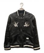 BEDWIN &THE HEARTBREAKERSベドウィンアンドザ ハートブレイカーズ）の古着「25 MCKNIGHT SOUVENIR JACKET」｜ブラック