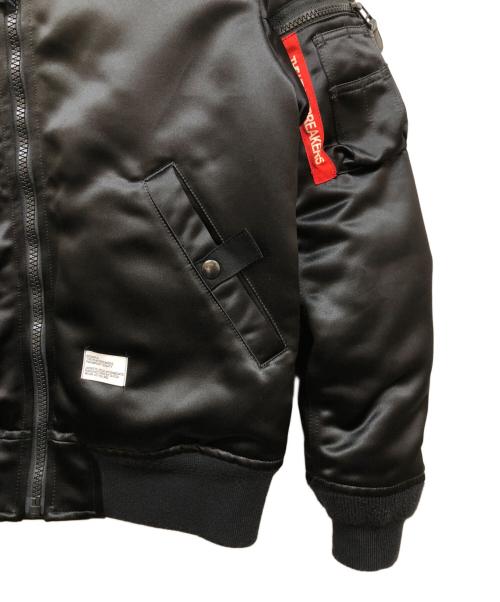 BEDWIN &THE HEARTBREAKERS（ベドウィンアンドザ ハートブレイカーズ）BEDWIN &THE HEARTBREAKERS (ベドウィンアンドザ ハートブレイカーズ) リバーシブルブルゾン ブラック×グレー サイズ:N1の古着・服飾アイテム