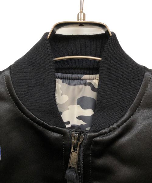 BEDWIN &THE HEARTBREAKERS（ベドウィンアンドザ ハートブレイカーズ）BEDWIN &THE HEARTBREAKERS (ベドウィンアンドザ ハートブレイカーズ) リバーシブルブルゾン ブラック×グレー サイズ:N1の古着・服飾アイテム