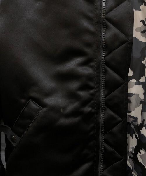 BEDWIN &THE HEARTBREAKERS（ベドウィンアンドザ ハートブレイカーズ）BEDWIN &THE HEARTBREAKERS (ベドウィンアンドザ ハートブレイカーズ) リバーシブルブルゾン ブラック×グレー サイズ:N1の古着・服飾アイテム