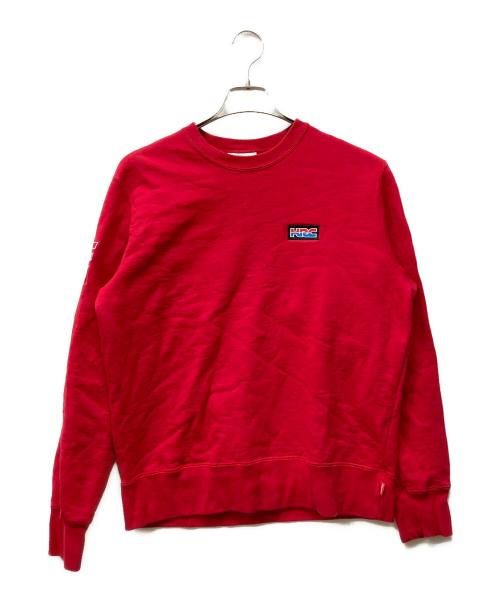 SUPREME（シュプリーム）Supreme (シュプリーム) 19AW honda fox racing crewneck レッド サイズ:SIZE Sの古着・服飾アイテム