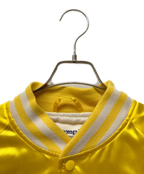 SUPREME（シュプリーム）SUPREME (シュプリーム) Champion (チャンピオン) 13SS satin jacket イエロー サイズ:Lの古着・服飾アイテム