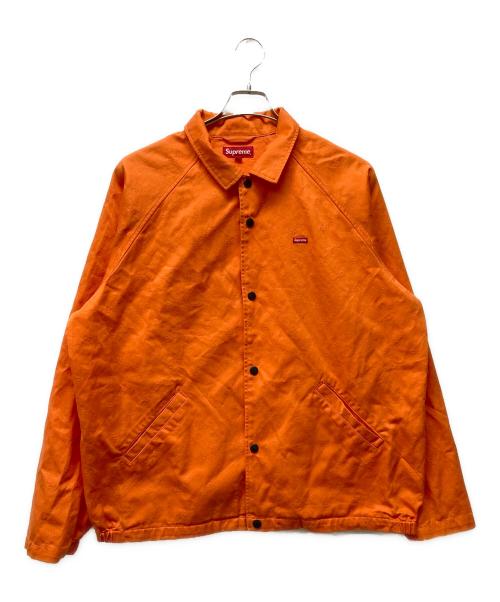 SUPREME（シュプリーム）SUPREME (シュプリーム) 19AW Snap Front Jacquard Logos Twill Jacket オレンジ サイズ:Lの古着・服飾アイテム