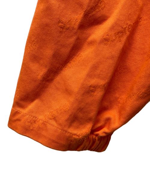 SUPREME（シュプリーム）SUPREME (シュプリーム) 19AW Snap Front Jacquard Logos Twill Jacket オレンジ サイズ:Lの古着・服飾アイテム