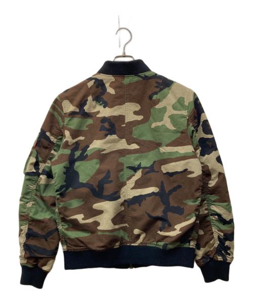 SUPREME（シュプリーム）Supreme (シュプリーム) 15SS Reversible Cotton MA-1 カーキ×ブラック サイズ:Sの古着・服飾アイテム