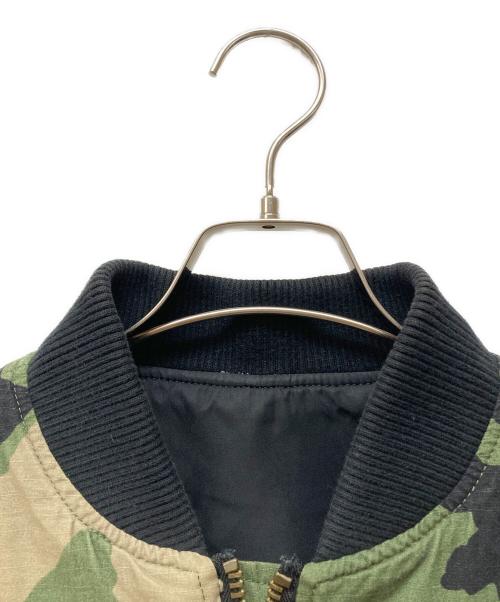 SUPREME（シュプリーム）Supreme (シュプリーム) 15SS Reversible Cotton MA-1 カーキ×ブラック サイズ:Sの古着・服飾アイテム