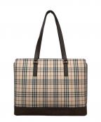 BURBERRYバーバリー）の古着「ノヴァチェックトートバッグ」｜ベージュ