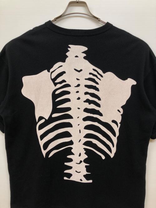 VANSON（バンソン）VANSON (バンソン) BONE THERMAL S/S Tee ブラック サイズ:Sの古着・服飾アイテム
