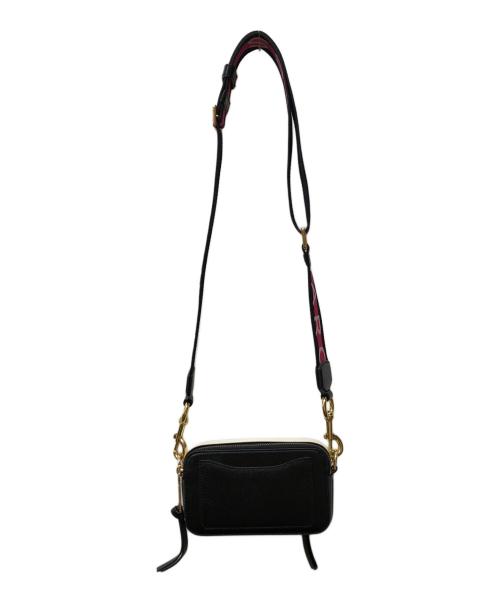 MARC JACOBS（マークジェイコブズ）MARC JACOBS (マークジェイコブス) SNAPSHOT ショルダーバッグ ブラック×ピンクの古着・服飾アイテム