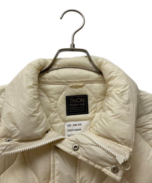 TAION（タイオン）TAION (タイオン) FREAK'S STORE (フリークストア) QUILTING STAND COAT アイボリー サイズ:SIZE Freeの古着・服飾アイテム