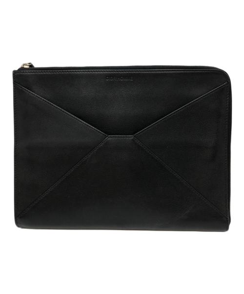 DIOR HOMME（ディオール オム）Dior Homme (ディオール オム) クラッチバッグ ブラックの古着・服飾アイテム