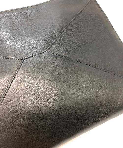 DIOR HOMME（ディオール オム）Dior Homme (ディオール オム) クラッチバッグ ブラックの古着・服飾アイテム