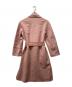 Max Mara Studio (マックスマーラ ストゥディオ) CUCITO A MANO カシミヤシルクブレンドコート ピンク サイズ:SIZE 40：25000円